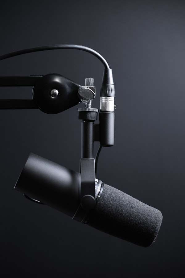 Registrazione di un video podcast in studio